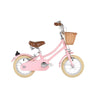 Bobbin sykkel m. støttehjul, Gingersnap 12"- Blossom pink