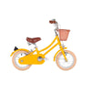 Bobbin sykkel m. støttehjul, Gingersnap 12"- Yellow