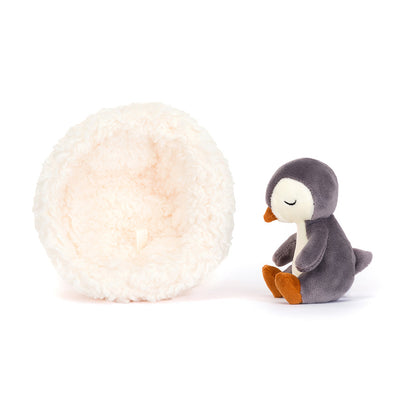 Jellycat bamse - Hibernating Pingvin 13 cm.