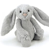 Jellycat Bamse, Bashful kanin, grå - 18 cm, 3