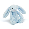 Jellycat bamse, Bashful lyseblå kanin - 28 cm
