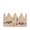 Konges Sløjd Birthday crown, stoffkrone m. filttal, Flower - 1-10 år