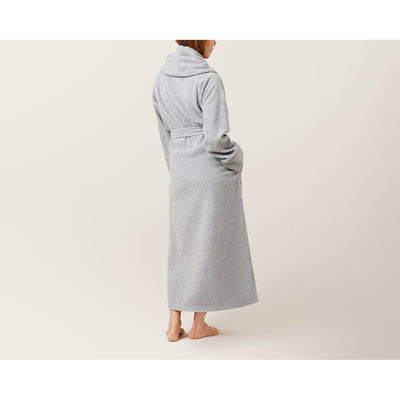 Karmameju badekåpe i fleece, lysegrå - str. XS-L