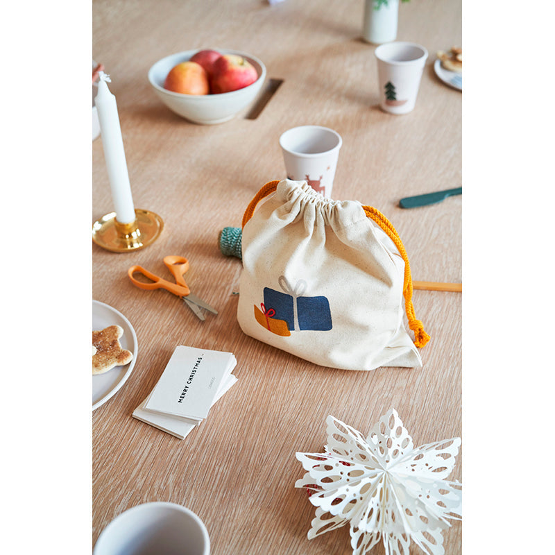 Liewood Dust bag, Medium stoffpose - Holiday mix