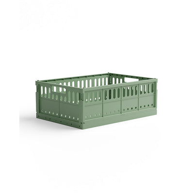 Made Crate, Sammenlegbar kasse i maksistørrelse - Green bean green