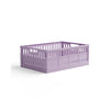 Made Crate, Sammenlegbar kasse i maksistørrelse - Lilac