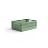 Made Crate, Sammenleggbar mellomstor kasse - Green bean green