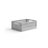 Made Crate, Sammenleggbar mellomstor kasse - Misty grey