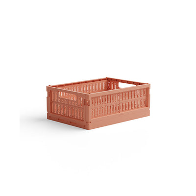 Made Crate, Sammenleggbar mellomstor kasse - Peachy