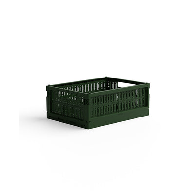 Made Crate, Sammenleggbar mellomstor kasse - Racing green