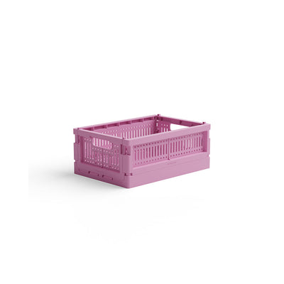 Made Crate, sammenleggbar minikasse - Soft fuschia