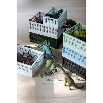 Made Crate, Sammenleggbar mellomstor kasse - Minty