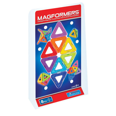 Magformers, magnetisk byggesæt - 8 trekanter