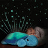 Nattlampe som danner stjernehimmel, skilpadde - blå