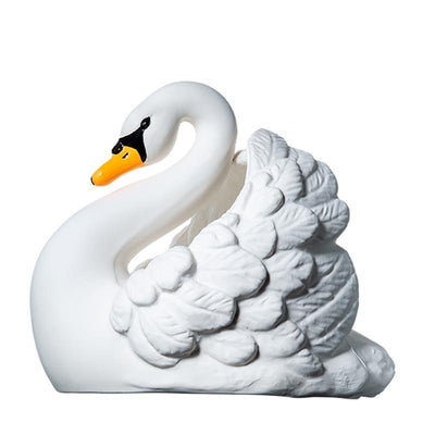 Natruba badeleke i naturgummi, Swan - White