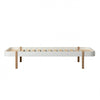 Oliver Furniture, Wood Lounger, 90 x 200 cm - hvit/eik