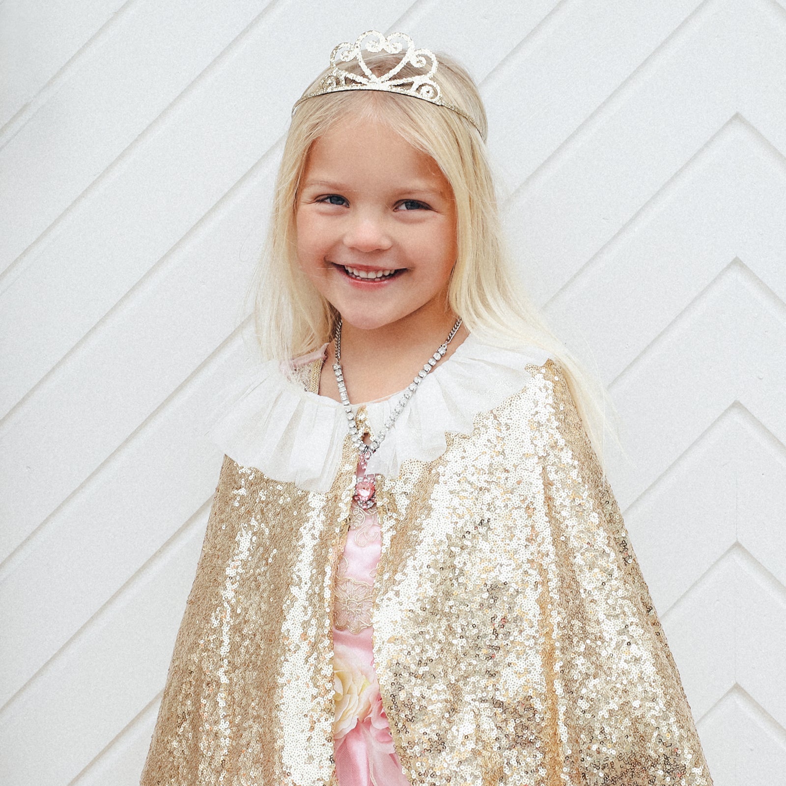 Meri Meri utkledning, Gullfarget kappe, tryllestav og pannebånd - Str. 3-6 år