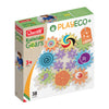 Quercetti PlayEco+ Kaleido Gears byggesett med tannhjul av resirkulert plast