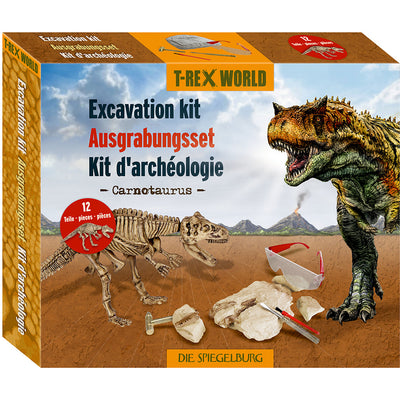 T-Rex World utgravningssett, stor - Carnotaurus