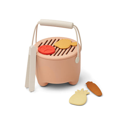 Liewood Wesley BBQ, lekemat i silikone - Blue multi mix