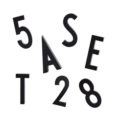 Design Letters tal og bogstaver i aluminium, 0-9 og A-Z