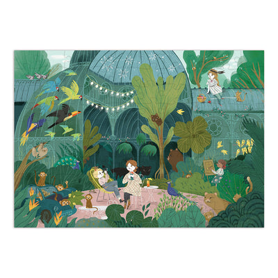 Moulin Roty, Puslespill 100 brikker - Den grønne hagen - Les Parisiennes