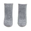 GoBabyGo sklisikre sokker med gummiprikker, grey melange