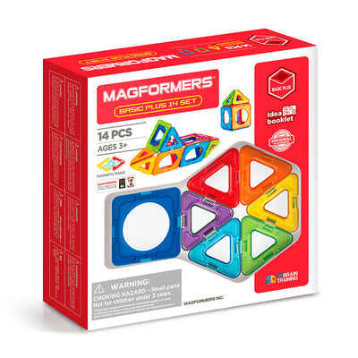 Magformers, magnetisk byggesæt - Basic Plus 14 set