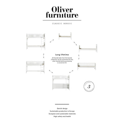 Oliver Furniture Seaside seng, hvit