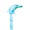 Keycraft jumbo delfin stick, blås-opp - 140 cm